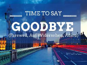 Goodbye London
