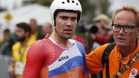 Dumoulin teleurstelling van zilver