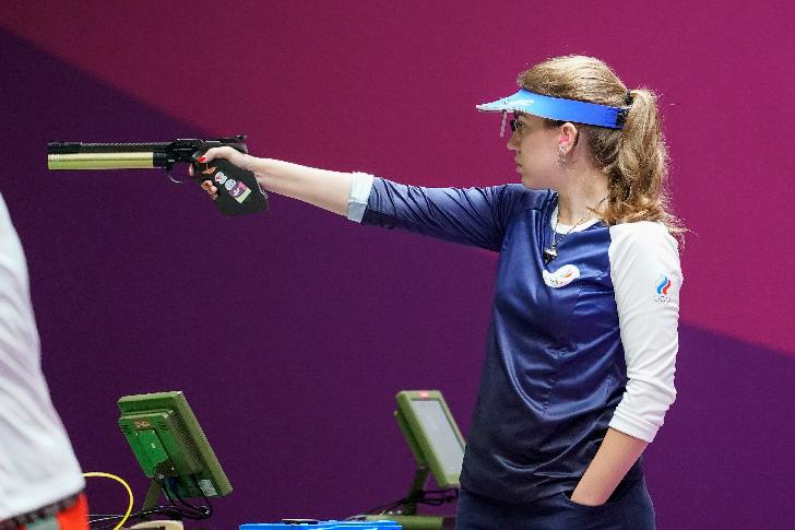 Batsarashkina Vitalina Olympic Champion 2020 Shooting-Air pistol 10m-women