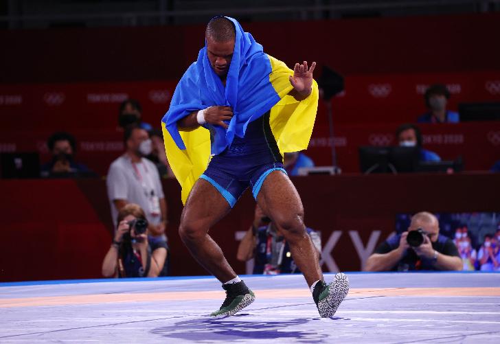 BELENIUK Zhan Olympic Champion 2020 Wrestling--87 kg Greco-Roman Middleweight-men