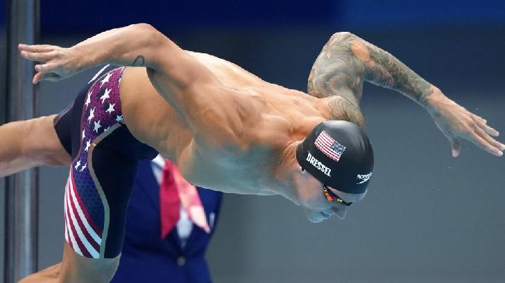 DRESSEL Caeleb Olympic Champion 2020 Swimming-100 m Freestyle-men