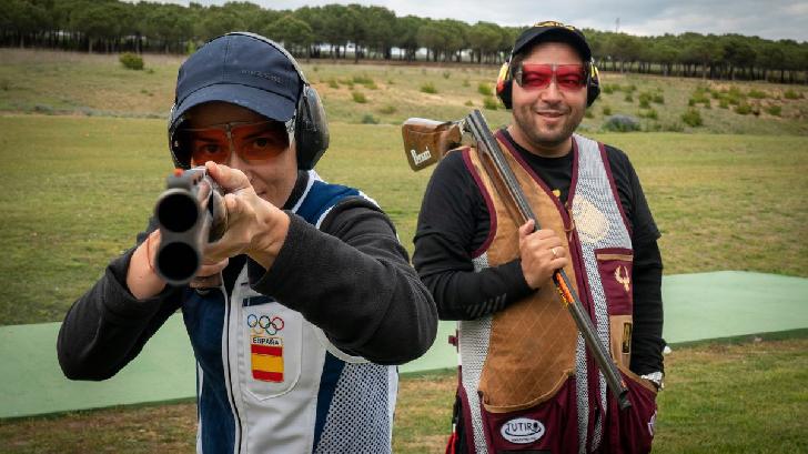 GALVEZ Fatima / FERNANDEZ Alberto Olympic Champion 2020 Shooting-Trap-mixed
