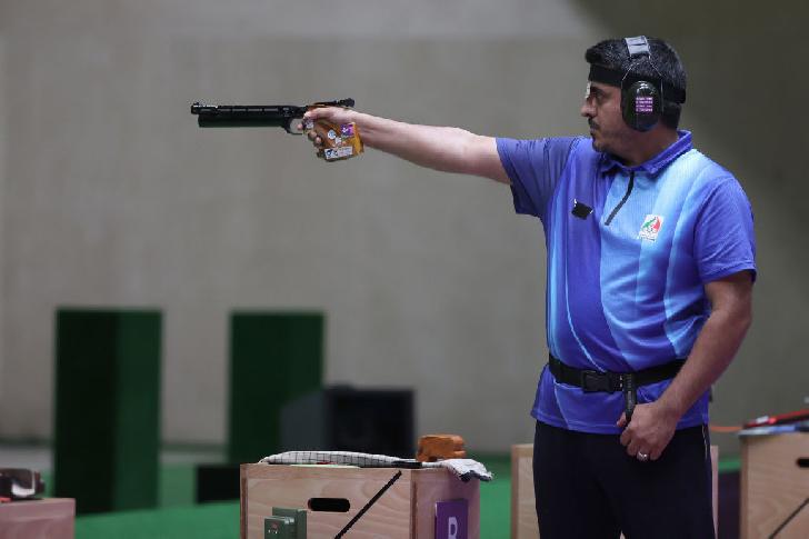 Javad Foroughi Olympic Champion 2020 Shooting-Air pistol 10m-men