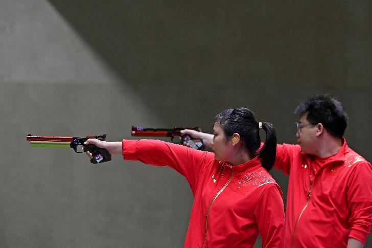 JIANG Ranxin / PANG Wei Olympic Champion 2020 Shooting-Air pistol 10m-mixed