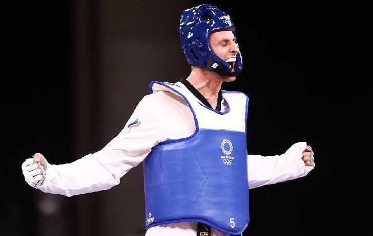 LARIN Vladislav Olympic Champion 2020 Taekwondo-+80 kg Heavyweight-men