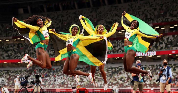  Olympic Champion 2020 Athletics-4 x 100 m Relay-women