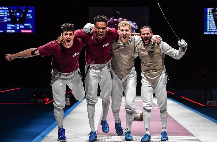  Olympic Champion 2020 Fencing-Foil Team-men
