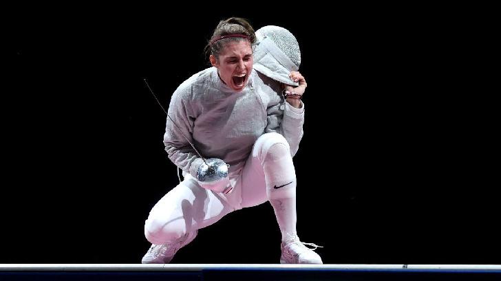 POZDNIAKOVA Sofia Olympic Champion 2020 Fencing-Sabre Individual-women
