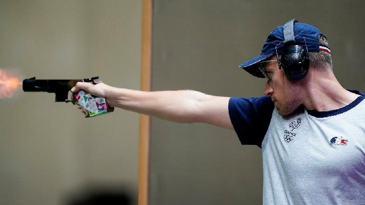QUIQUAMPOIX Jean Olympic Champion 2020 Shooting-Rapid fire pistol 25m-men
