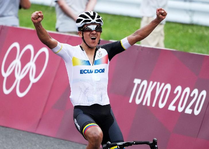 Richard Carapaz Olympic Champion 2020 Cycling-Road Race-men