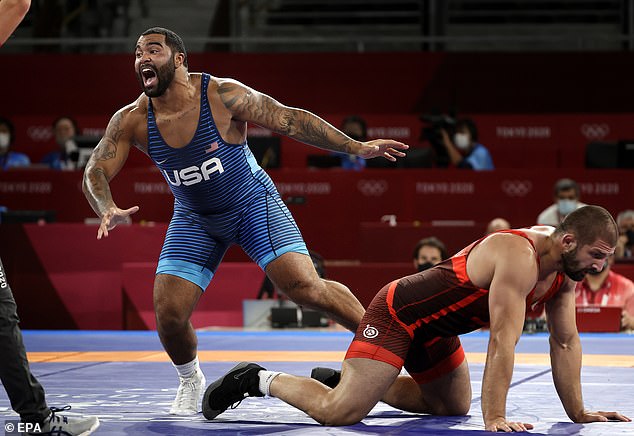 STEVESON Gable Dan Olympic Champion 2020 Wrestling--125 kg Freestyle Super Heavyweight-men