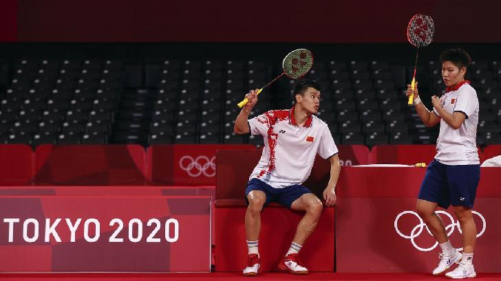 WANG Yi Lyu / HUANG Dong Ping Olympic Champion 2020 Badminton-Doubles-mixed