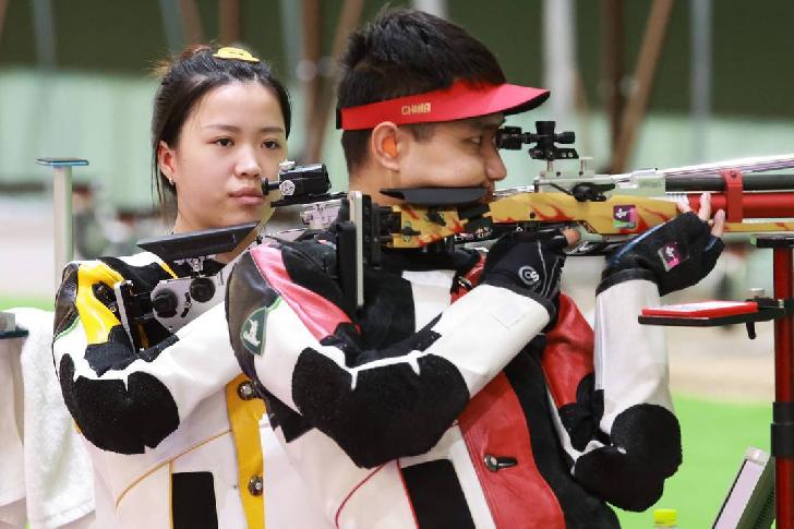 YANG Qian / YANG Haoran  Olympic Champion 2020 Shooting-Air rifle 10m-mixed