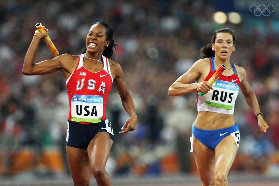 4 x 400 m Estafette
